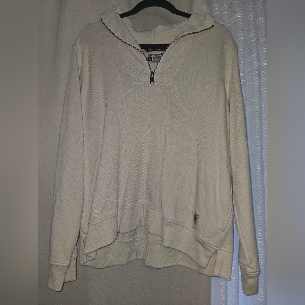 Women's TENCEL™ Fiber Series Relaxed Fit Half-Zip Sweatshirt